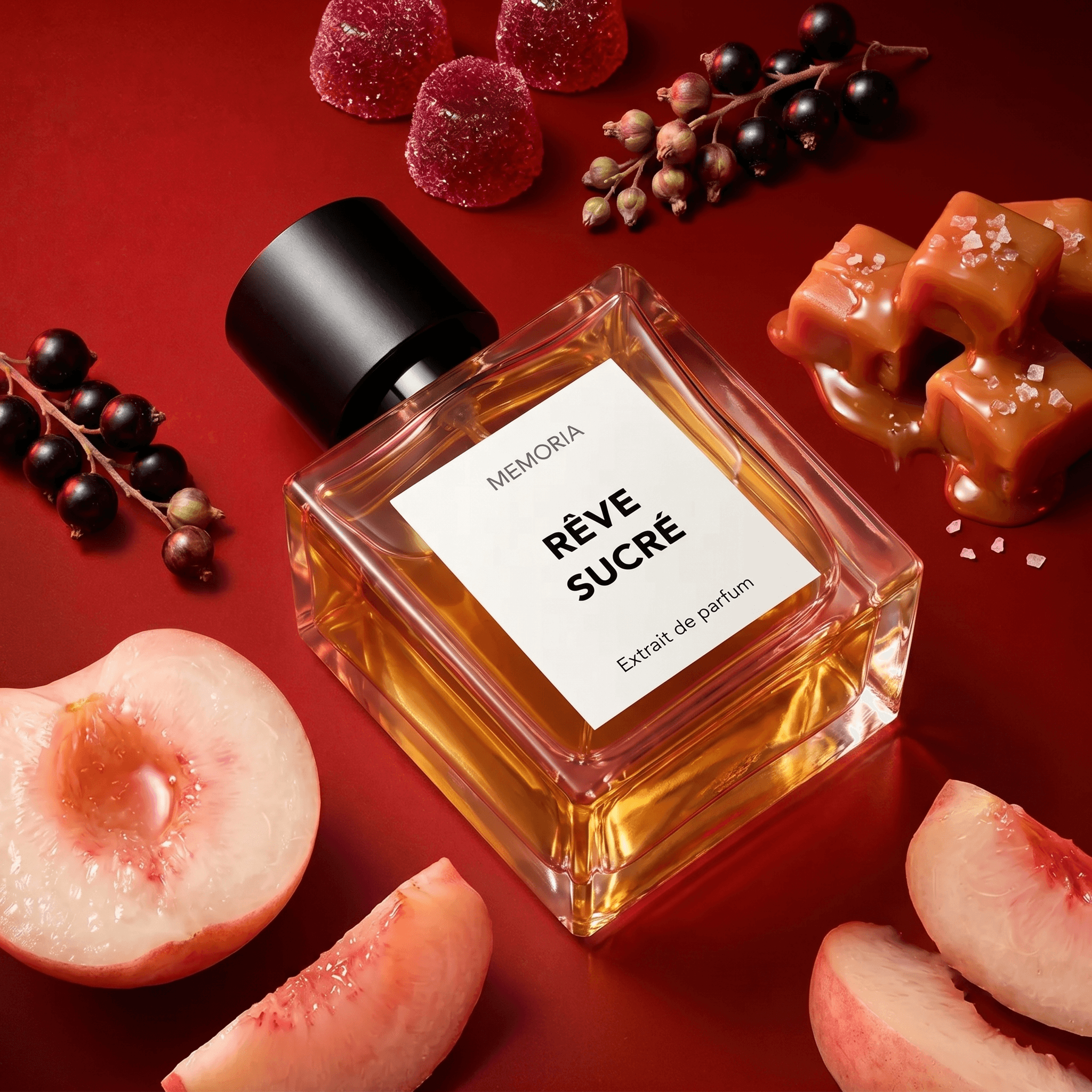 Accord gourmand caramel et vanille de Rêve Sucré